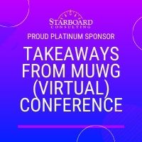 MUWG Virtual conference Takeaways